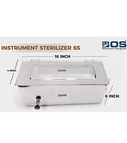 Bos Medicare Surgical sterelizer 16x6x4 Stainless Steel