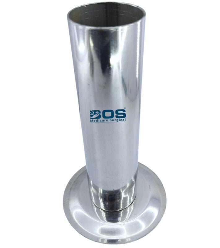 Stainless Steel Forceps Jar with Lid for Surgical Instrument Storage