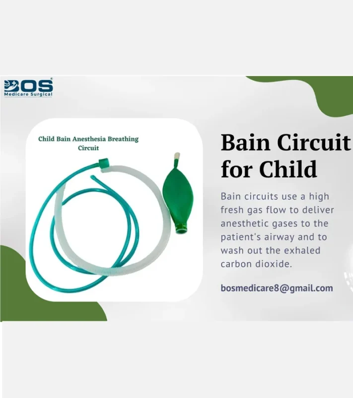 Adult Bain Circuit Set Anesthesia Breathing Circuit with Reservoir Bag BOS Medicare