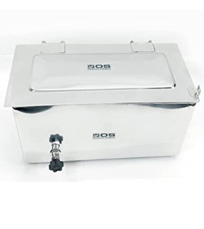 stainless steel sterilizer box with lid 10x5x3 medical use