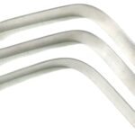 stainless steel tongue depressor smooth edge close view