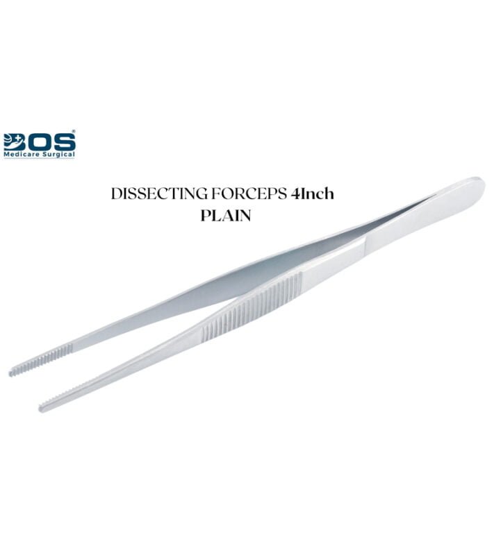 Dissecting forceps 6 inch plain stainless steel surgical instrument