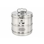 Dressing Drum 6x6 Stainless Steel – Sterilization & Storage Container | Bos Medicare