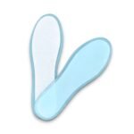 "Bos Medicare Surgical Silicone Insole Medium Size | Foot Support, Plain Support & Pain Relief Shoes Pad for Men & Women"