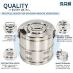 Dressing Drum 11x9 Stainless Steel | Bos Medicare Surgical - Image 2