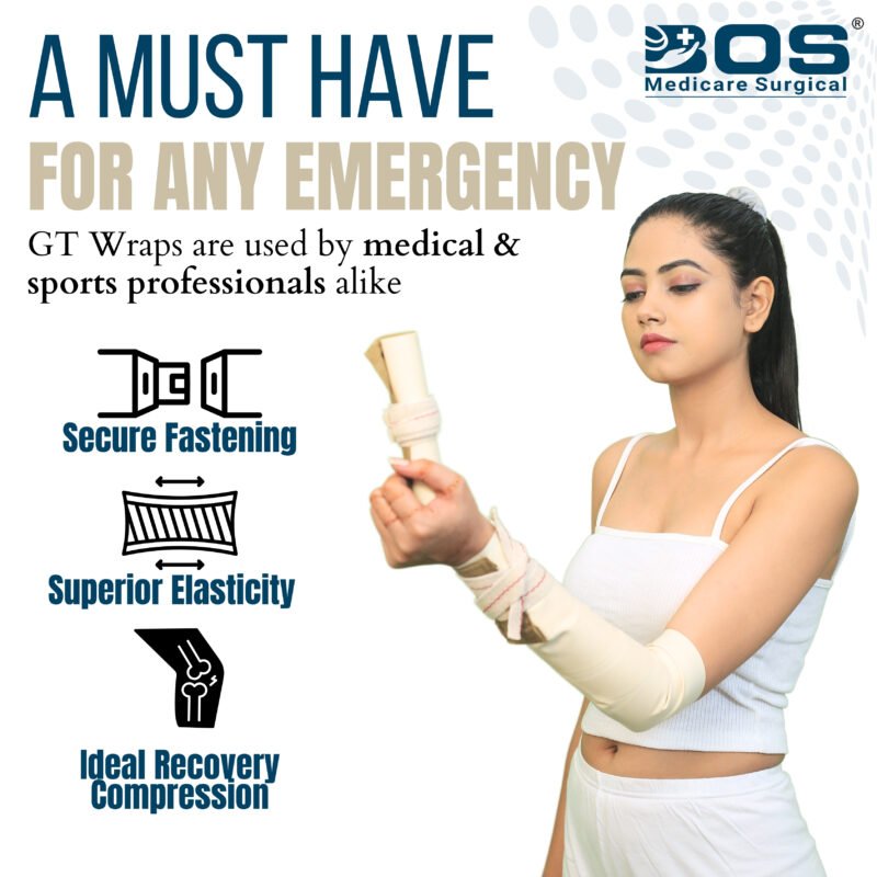 GT Wraps elastic support bandage for medical and sports emergen