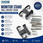 Monitor Stand Wall Mount Hook