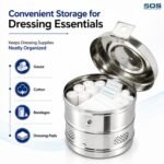 Dressing Drum 8x6 Stainless Steel
