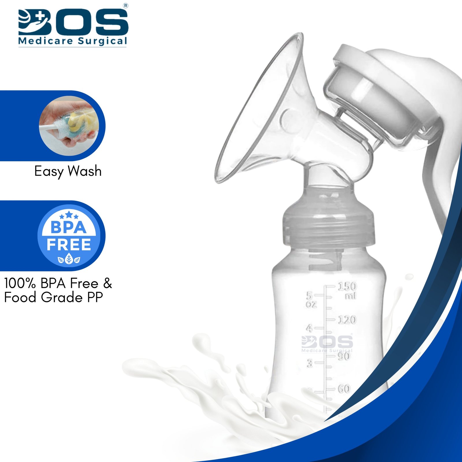 breast pump for baby feeding bottle