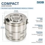 Dressing Drum 11x9 Stainless Steel | Bos Medicare Surgical - Image 5
