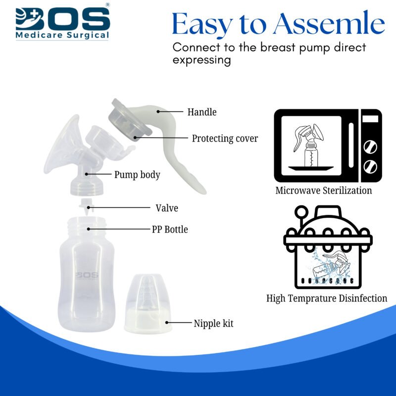 breast pump for baby feeding bottle