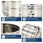 Dressing Drum 9x9 Stainless Steel – Autoclavable Sterilization Container - Image 6