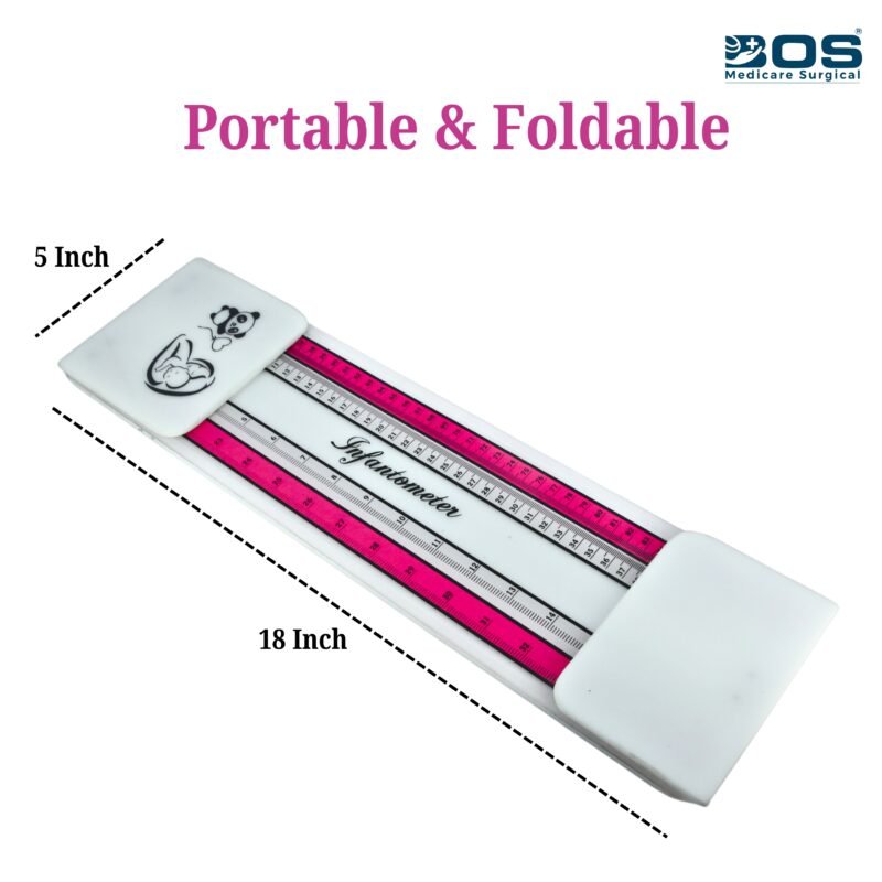 Portable Foldable Infantometer Baby Height Measuring Scale