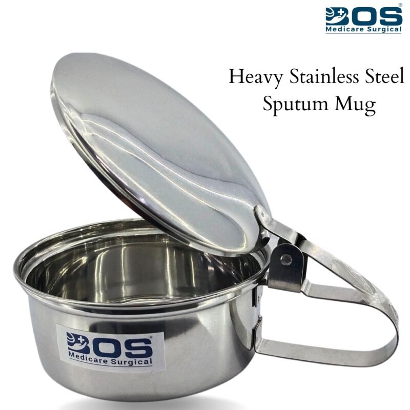 Stainless Steel Medical Spitting Mug for Hospital and Dental Use