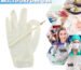 White surgical gloves disposable medical examination latex gloves for hospital and clinic use