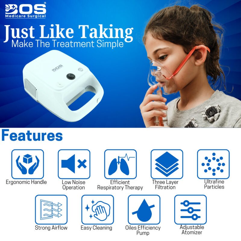 Nebulizer for Child and Adult with Mask Inhalation Therapy Device for Asthma and Respiratory Care