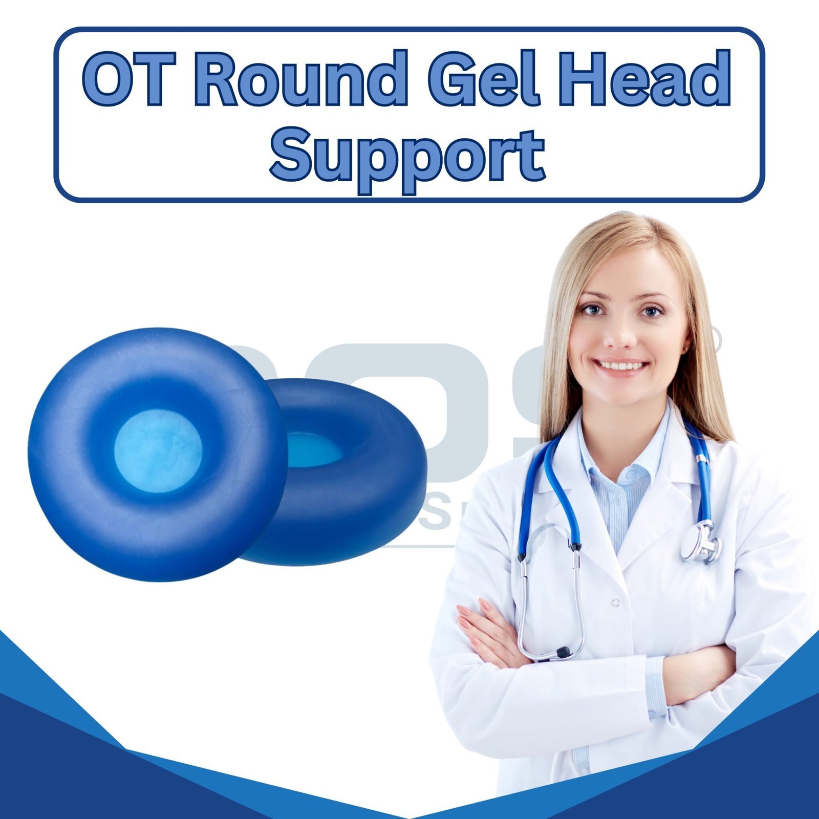 OT Round Gel Head Support for Surgery Medical Positioning Cushion