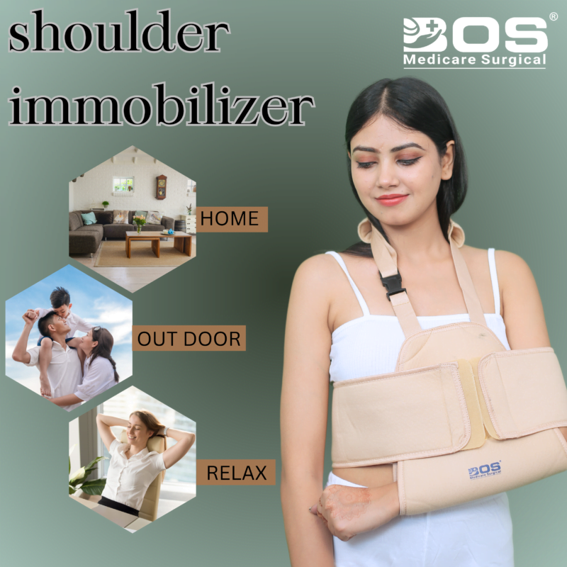 Shoulder Immobilizer for Home and Hospital Rehabilitation