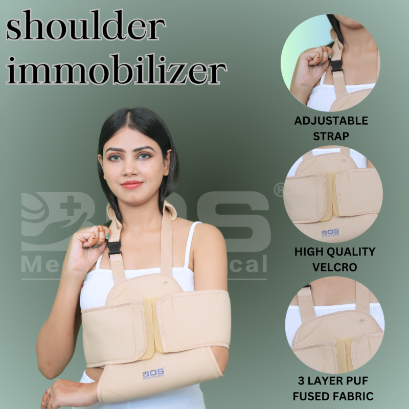 Adjustable Shoulder Immobilizer BOSR-614 for Shoulder Injury Recovery