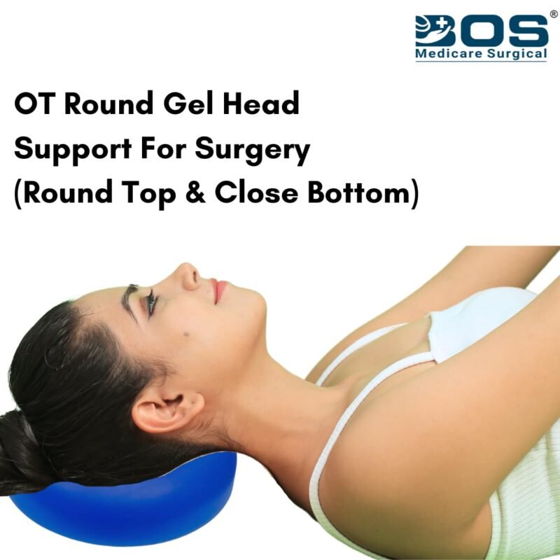 OT round gel head support for surgery patient positioning cushion