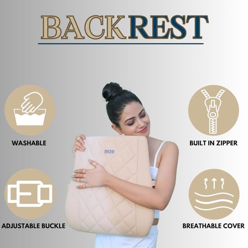 Back Rest Cushion Features | Adjustable Lumbar Support | BOS Medicare Surgical