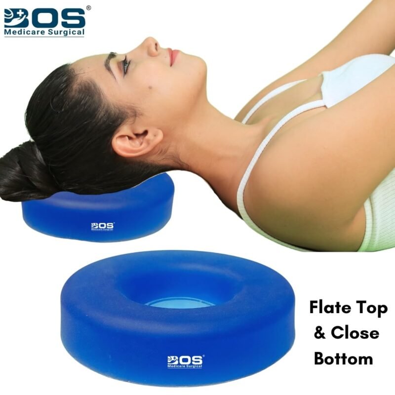 OT Round Gel Head Support Used During Surgery for Head Positioning