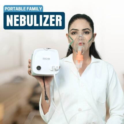 Nebulizer For Child & Adult (White) 1 year warranty