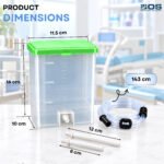 PVC Enema Kit for Home Use with instruction | Enima home kit for Adults| Enema kit satvik movement Reusable & washable For Men And Women Anema Kit - 1500 ml Square Pot Pack Of 1 - Image 4