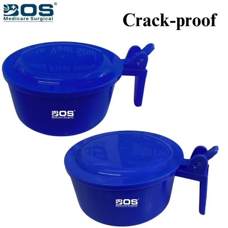 PVC Spitting Mug with Lid for Hospitals and Patient Care