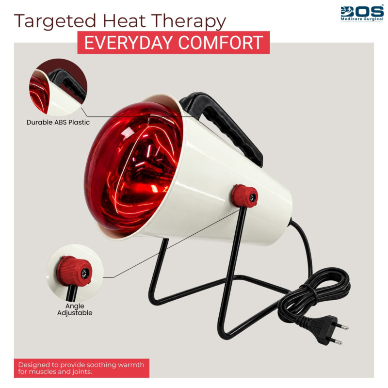 INFRARED LAMP Red Therapy Lamp with Bulb (Pack of 1)