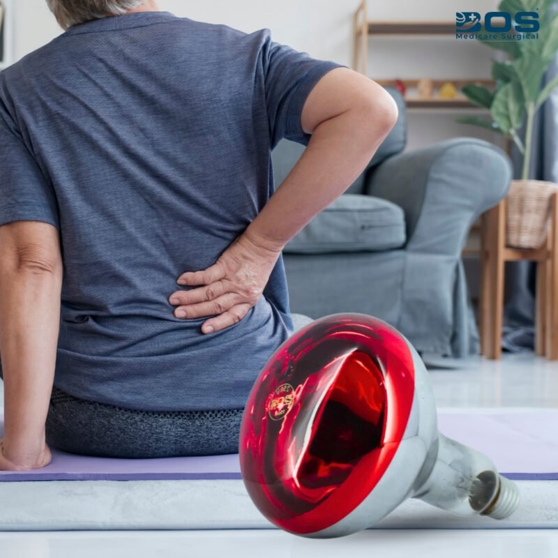 IR Bulb 150W Infrared Heat Lamp for Pain Relief and Blood Circulation