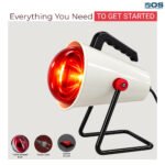 INFRARED LAMP Red Therapy Lamp with Bulb (Pack of 1)
