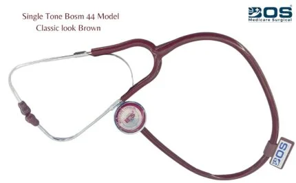 Stethoscope Single Tone For Doctor, Medical Students (Brown)