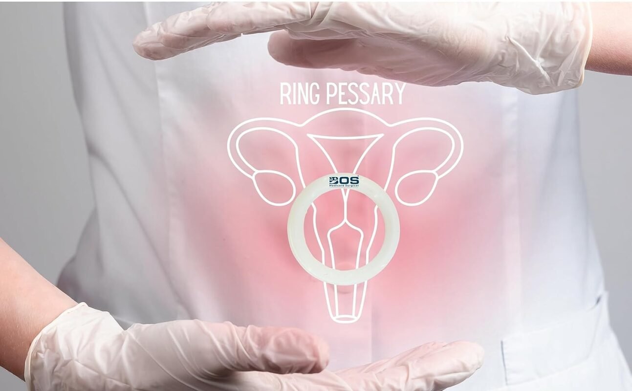 medical silicone ring vaginal pessary reusable support device