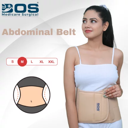Bos Medicare Surgical Abdominal Belt Medium Size (Beige Color)