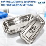 Dressing Tray with Lid (8x3 Inch) Heavy Stainless Steel | Bos Medicare Surgical - Image 10