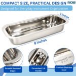 Dressing Tray with Lid (8x3 Inch) Heavy Stainless Steel | Bos Medicare Surgical - Image 5