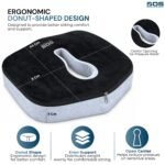 Orthopedic Medical Grade Foam Seat Cushion for Relief from Lower Back Pain,Tailbone,Lumbar Pain,Pelvic Pressure,Hip Pain-Regular - Image 5