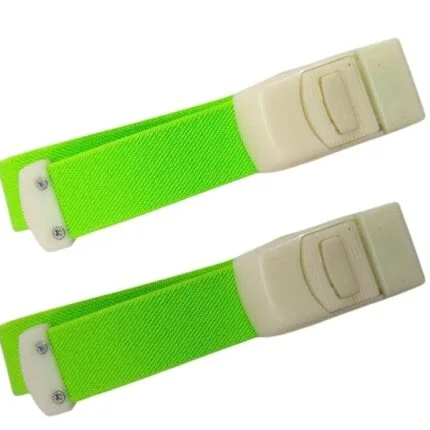 Tourniquet Elastic Belt for Blood Collection with Plastic Buckle set of 2 Multi Color