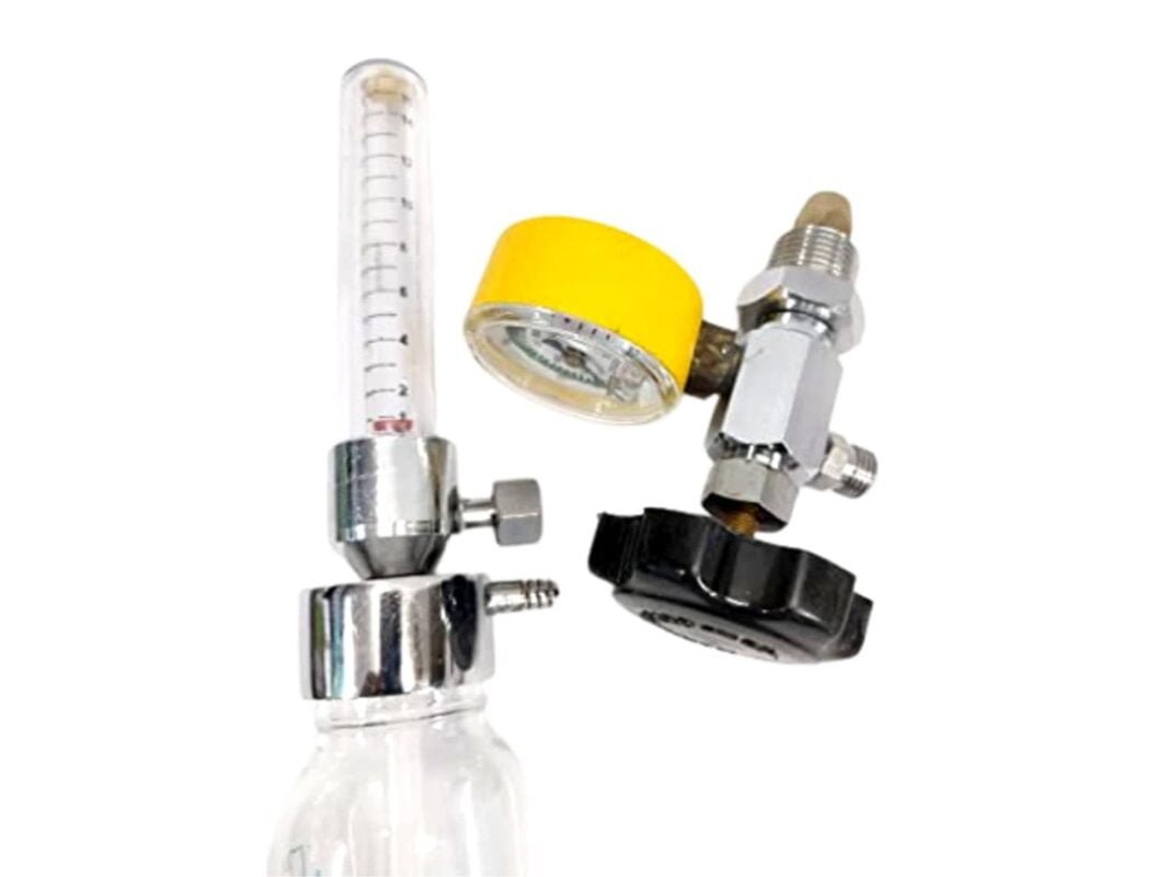 OxaOxygen Valve Regulator with Pressure Gaugeygen Flow Meter