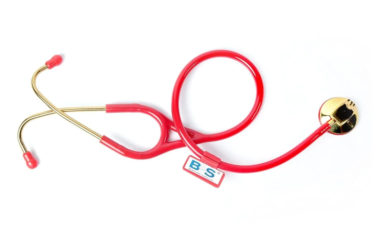 stethoscope Gold Plated Single Head SS ( Bosm 41 )