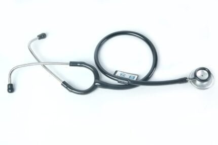 Stethoscope micro tone model (Bosm 18) doctor nurse students (Black)