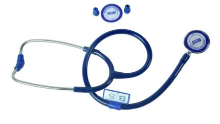 Stethoscope micro tone model (Bosm 18) doctor nurse students (Blue)