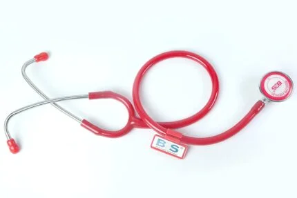 Stethoscope micro tone model (Bosm 18) doctor nurse students (Red)