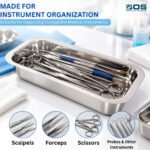 Dressing Tray with Lid (8x3 Inch) Heavy Stainless Steel | Bos Medicare Surgical - Image 7