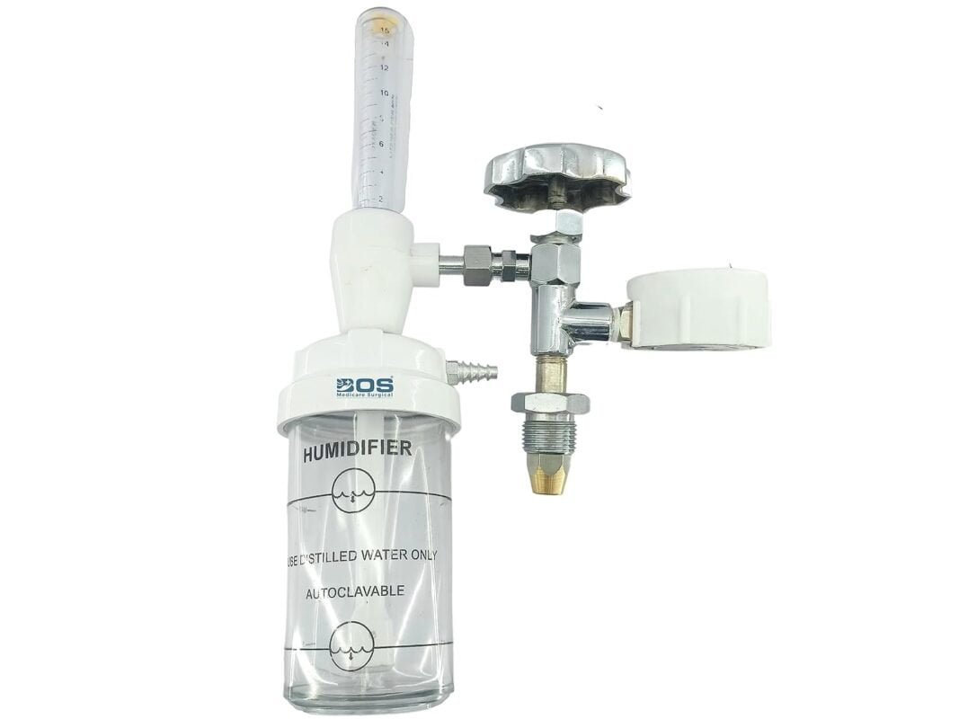 Oxygen Cylinder Regulator Manual Control