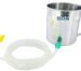 stainless steel enema kit with tubing and nozzle reusable healthcare kit
