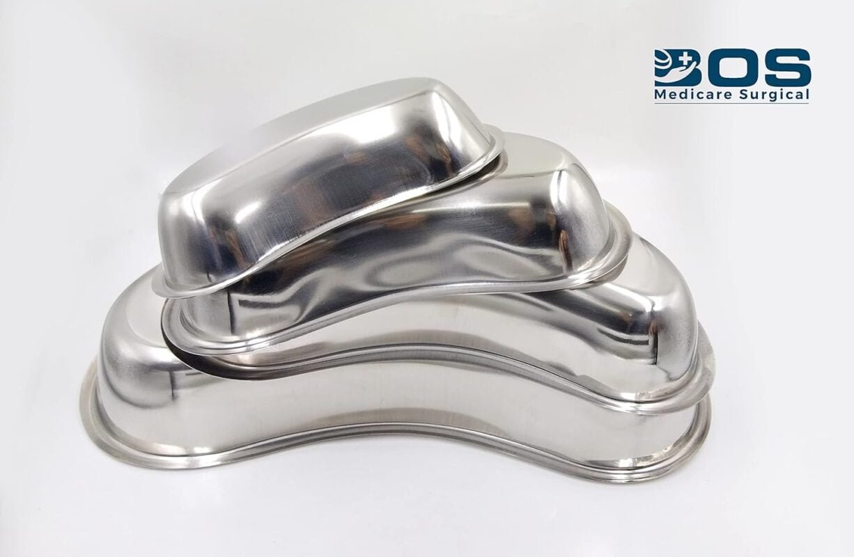 Stainless Steel Kidney Tray Set for Medical Use