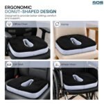 Orthopedic Medical Grade Foam Seat Cushion for Relief from Lower Back Pain,Tailbone,Lumbar Pain,Pelvic Pressure,Hip Pain-Regular - Image 8