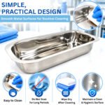 Dressing Tray with Lid (8x3 Inch) Heavy Stainless Steel | Bos Medicare Surgical - Image 9